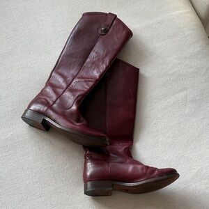 Vintage Frye Oxblood Riding Boots